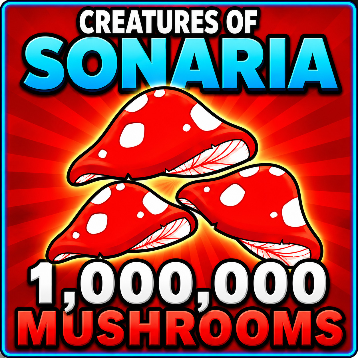 ONLINE 🟢 | Creatures Of Sonaria | 1 Million (1M) Mushrooms – CHEAP & FAST