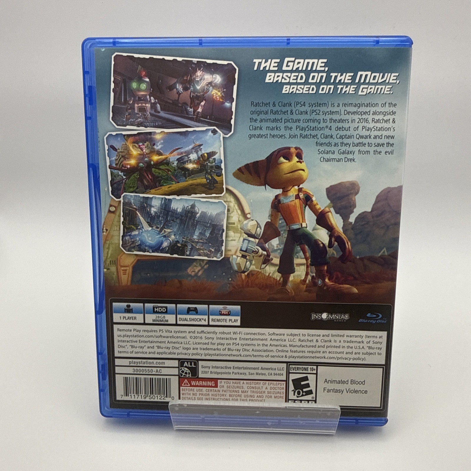 Ratchet & Clank Sony PlayStation 4 PS4 2016 – Free Shipping