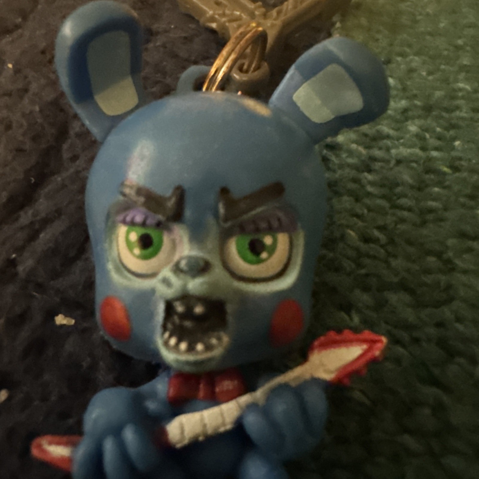 Funko FNAF Keychain Backpack Hanger Clip Five Nights At Freddy’s Bonnie & Guitar