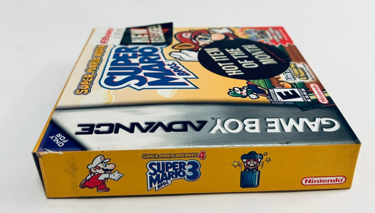 Super Mario Advance 4: Super Mario Bros. 3 (GBA 2003) CIB Complete Saves Tested