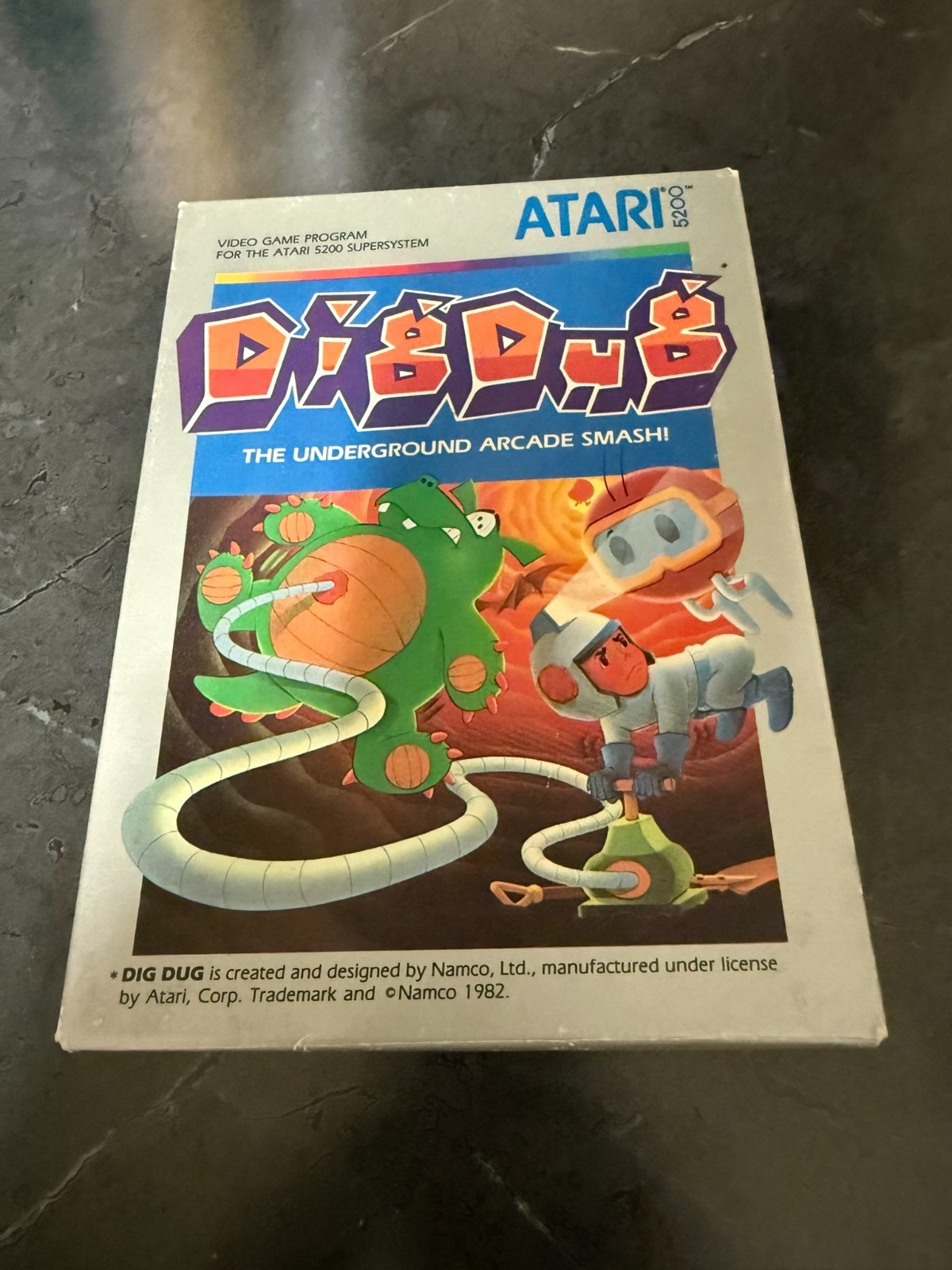 Dig Dug (Atari 5200, 1983) New in box sealed! No shrink wrap.