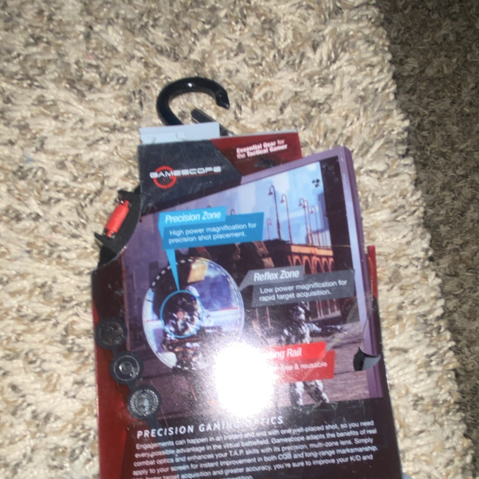 Gamescope Precision Gaming Optic Red Clear Precision Reflex External Attachment