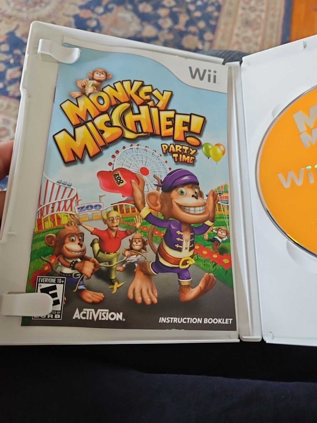 Monkey Mischief Party Time (Nintendo Wii, 2008) Complete