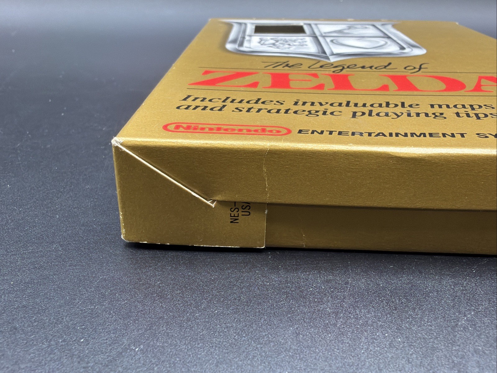 The Legend Of Zelda Oval Seal Box Original Nintendo Entertainment System NES CIB