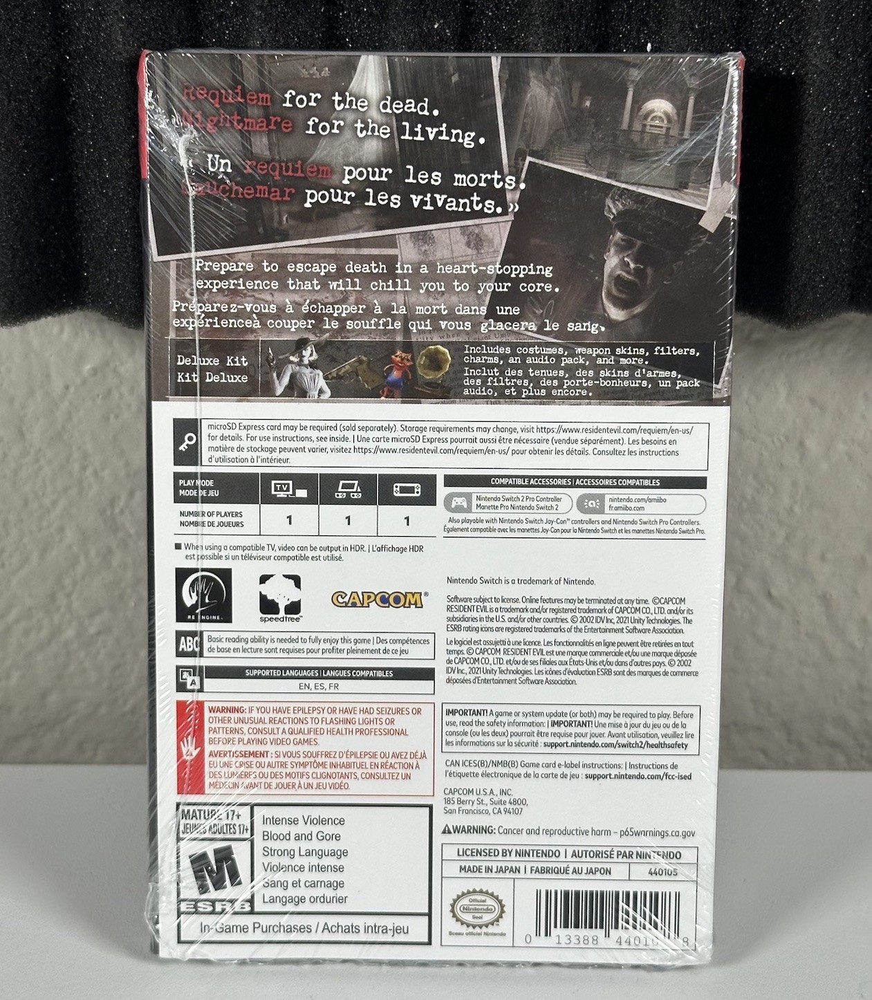 *SEALED* Resident Evil Requiem Deluxe Edition Steelbook – Nintendo Switch 2