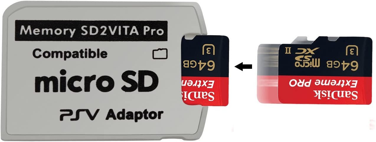 V6.0 Micro SD to Vita Memory Card Adapter SD2VITA V 5.0 For PS PSV 1000/2000 Lot