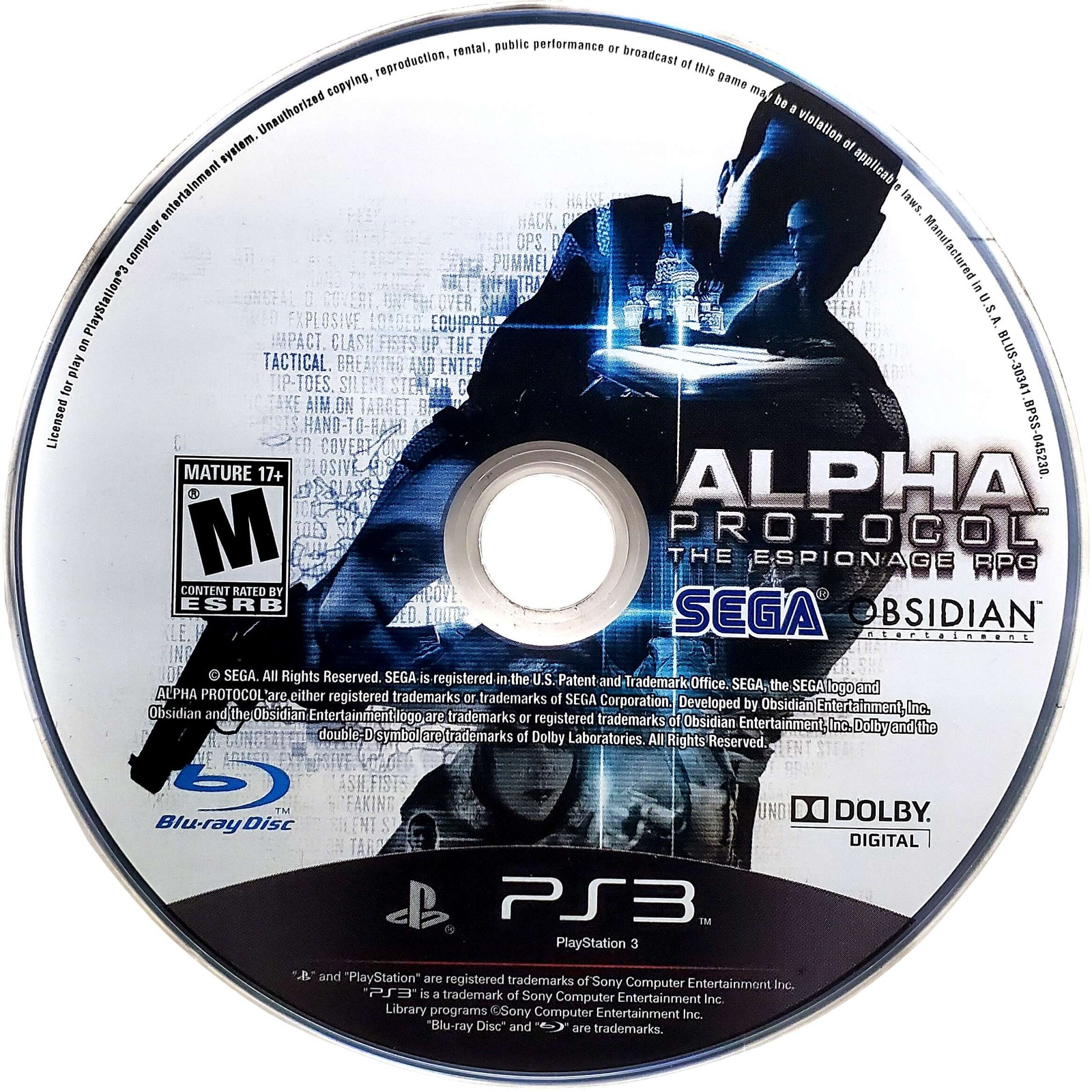 Alpha Protocol Best Buy Edition – Sony Playstation 3 PS3 Tested 1Y Guarantee