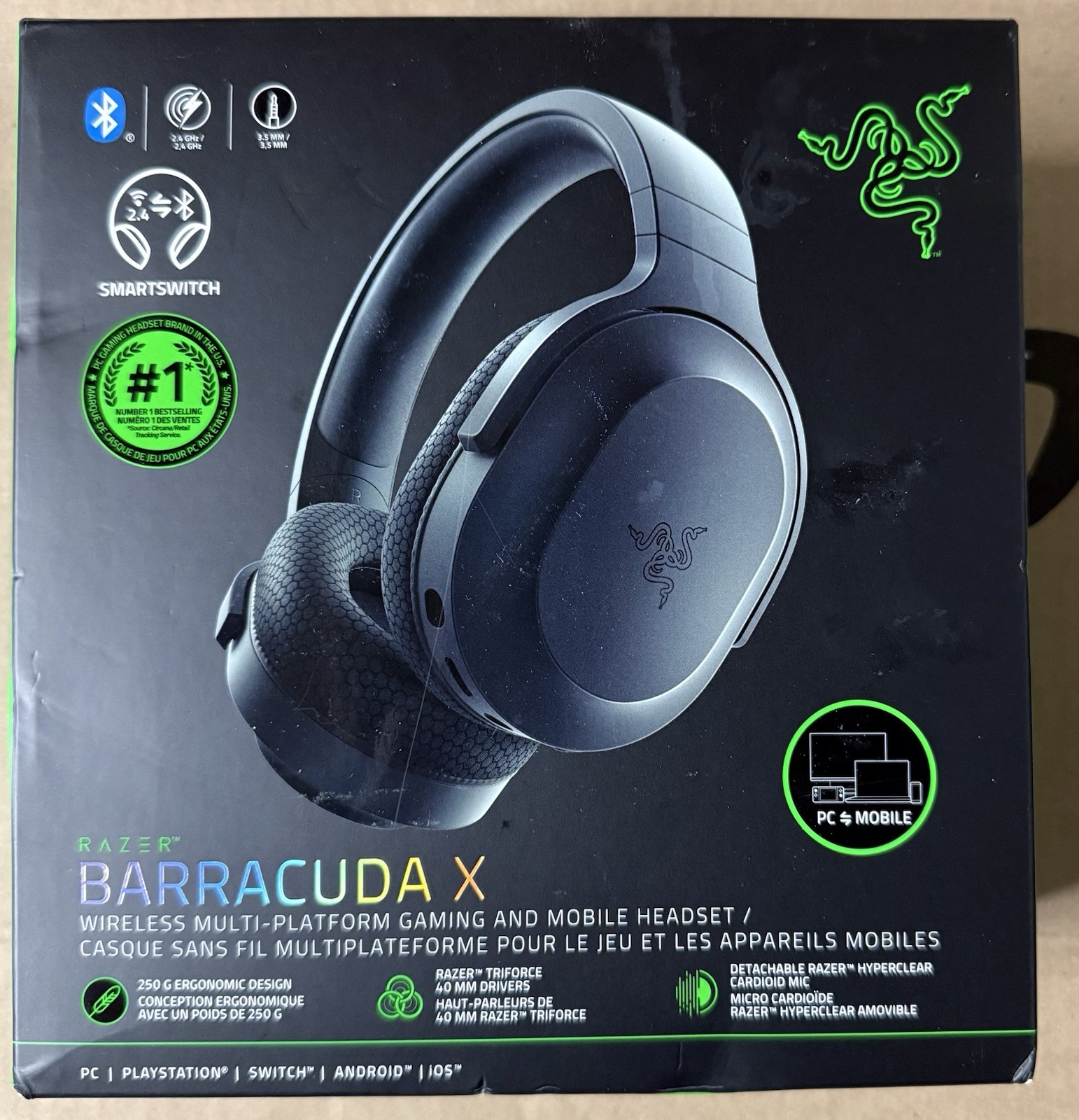 Razer Barracuda X Wireless Gaming Headset for PC & Console