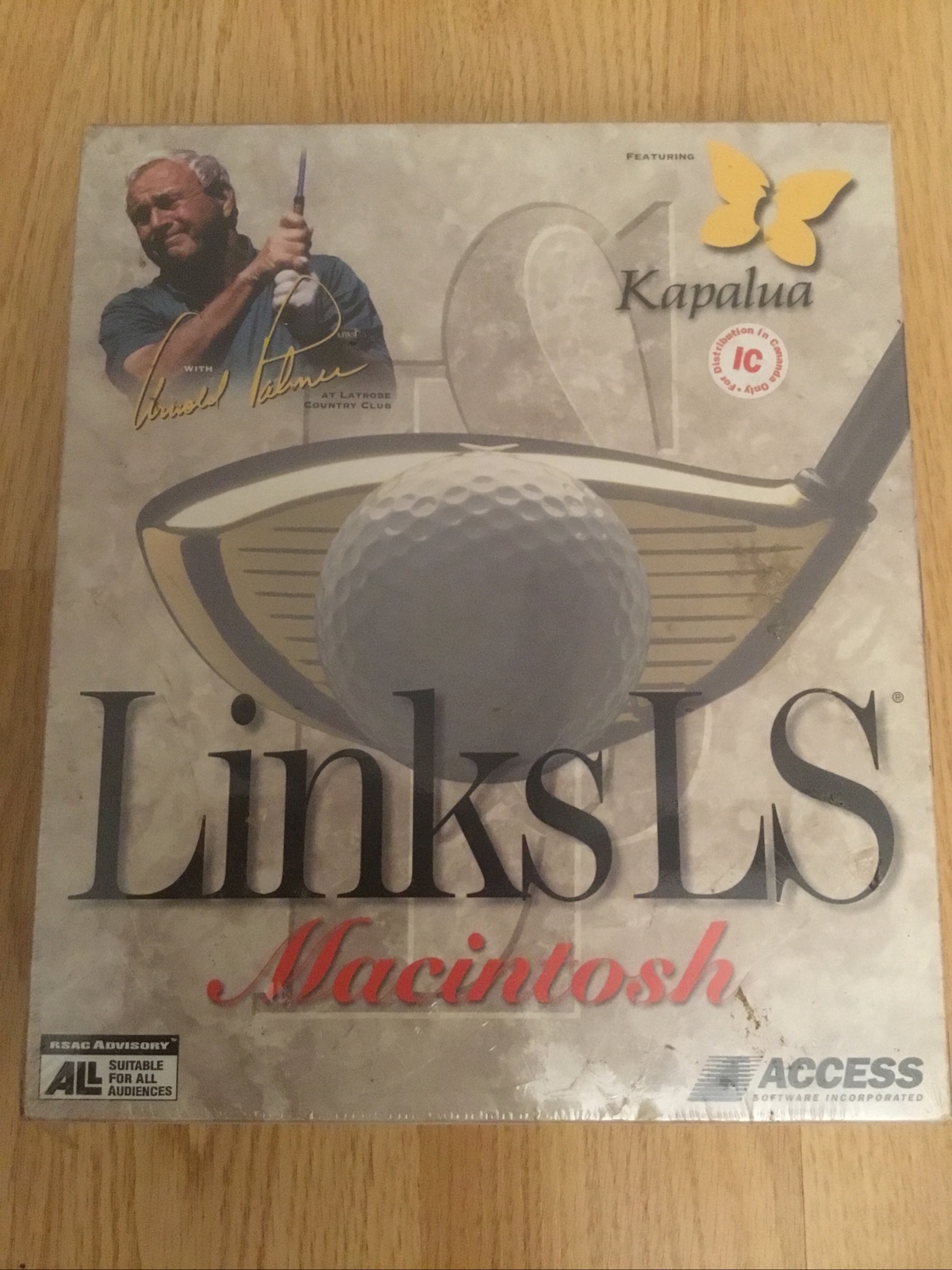Links LS for Macintosh Mac iOS 1997 Big Box Sealed! Arnold Palmer Kapalua