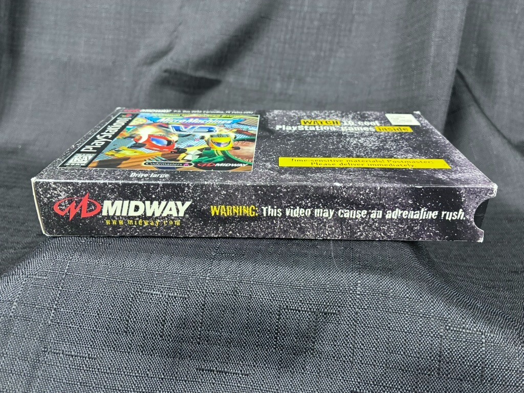 Midway PlayStation Micro Machines V3 VHS Tape 10 PS Games 1997 NBA Fastbreak