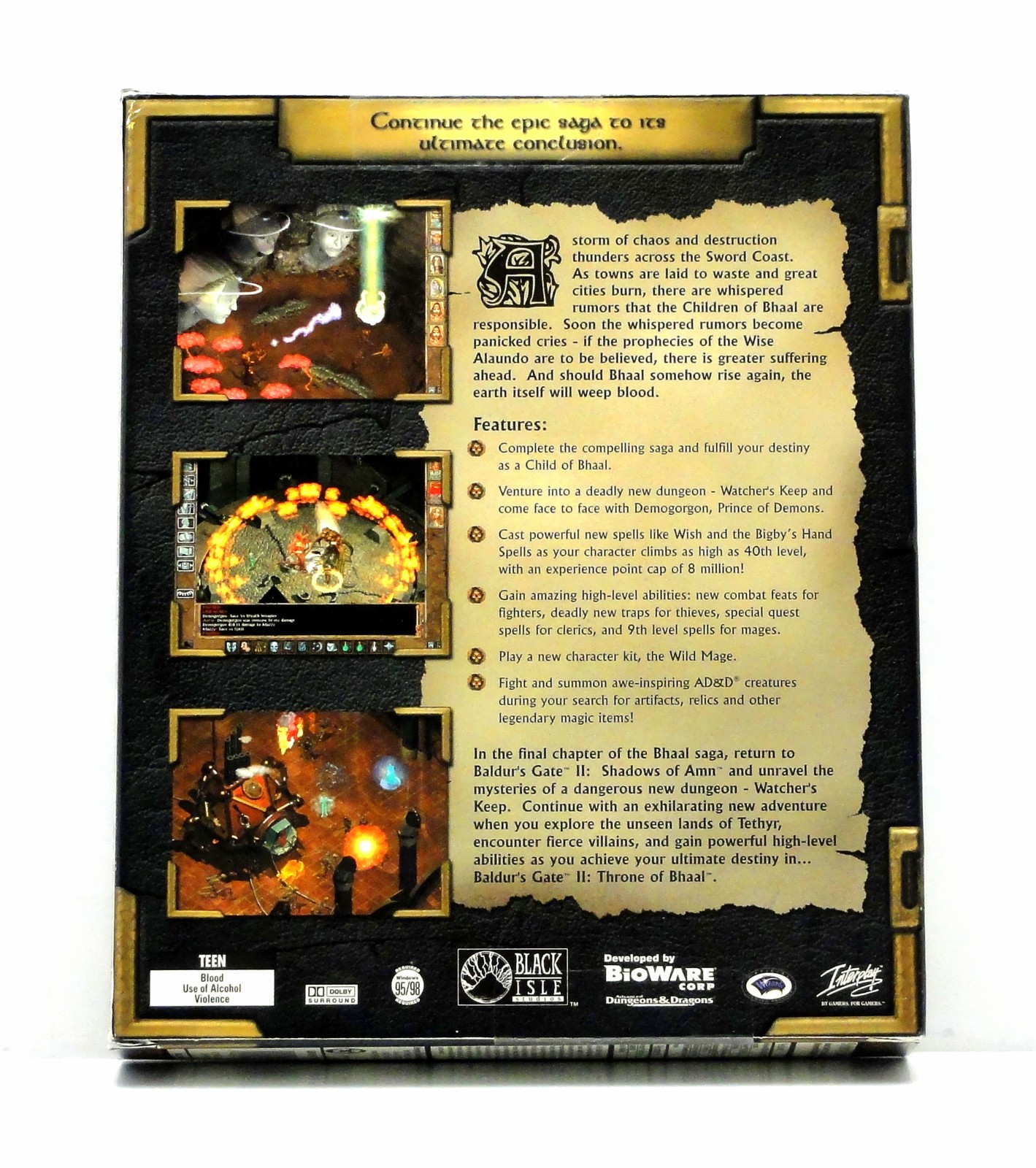 Baldur’s Gate II: Throne of Bhaal (PC, 2001) – BRAND NEW