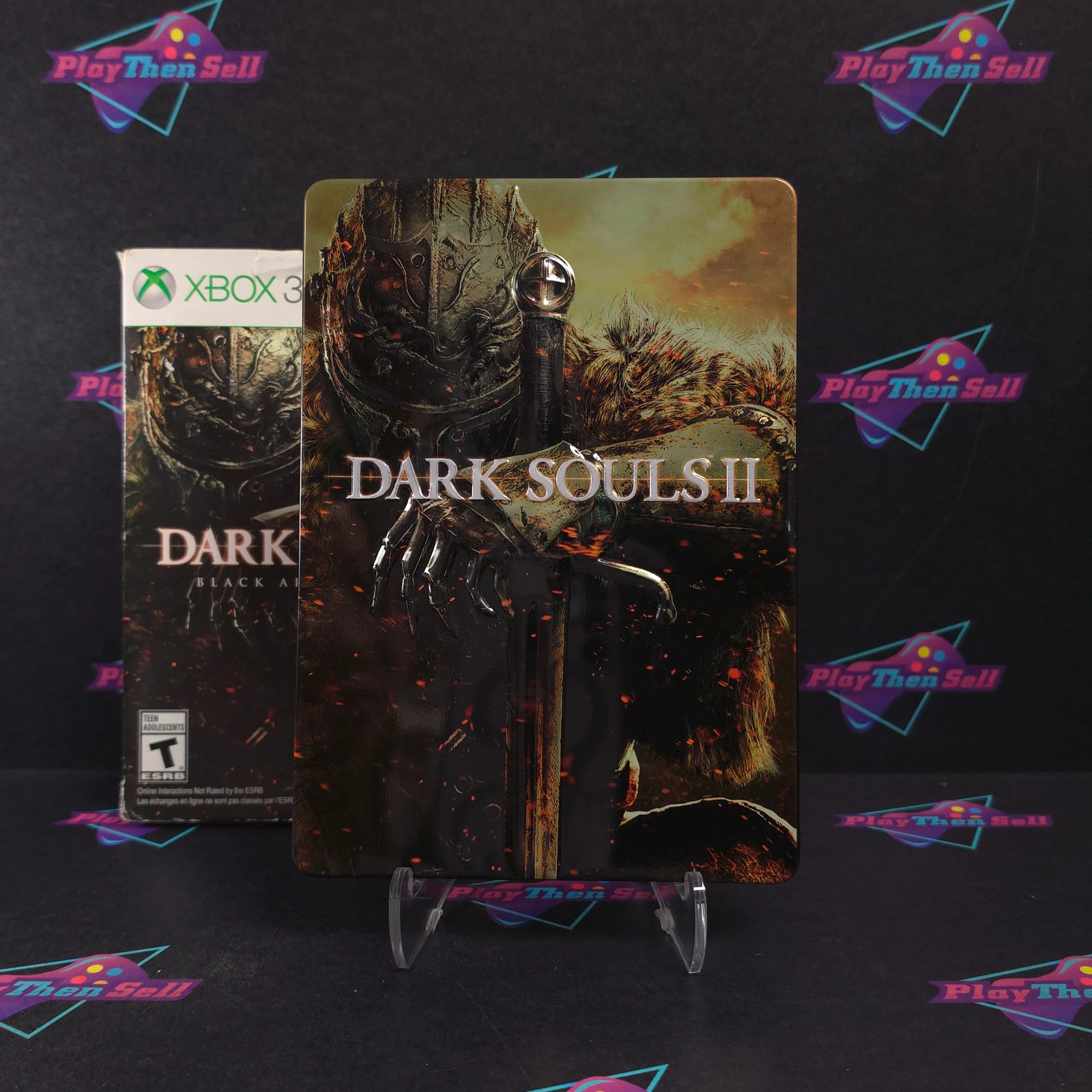 Dark Souls II (2) Black Armor Edition Xbox 360 Sleeve/CD Complete – Very Good