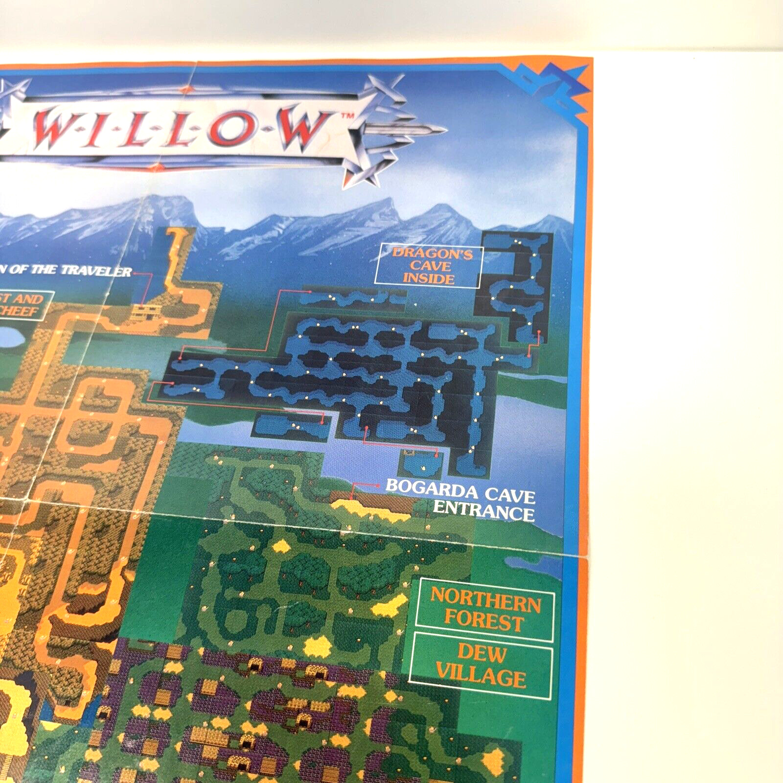 IRONSWORD DOUBLE SIDED POSTER WILLOW – Nintendo NES, Nintendo Power