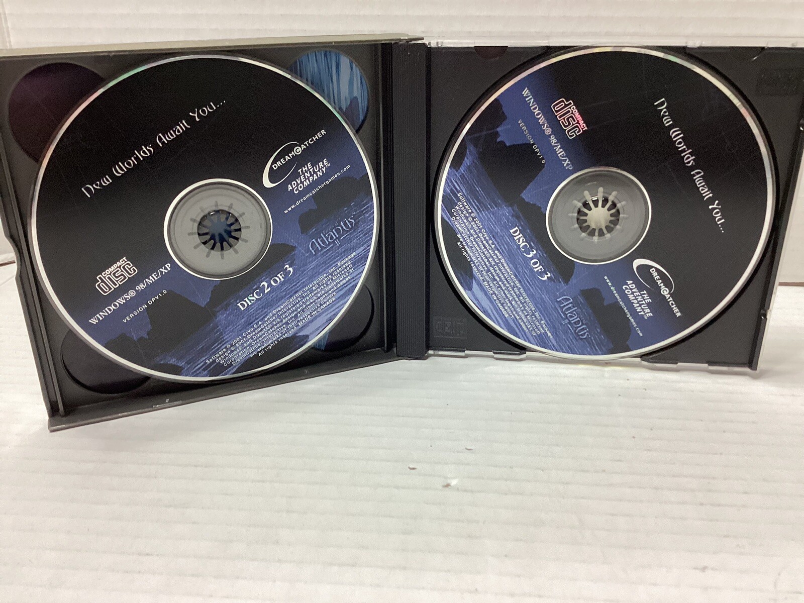Curse of Atlantis and Beyond Atlantis II PC games The Adventure Company