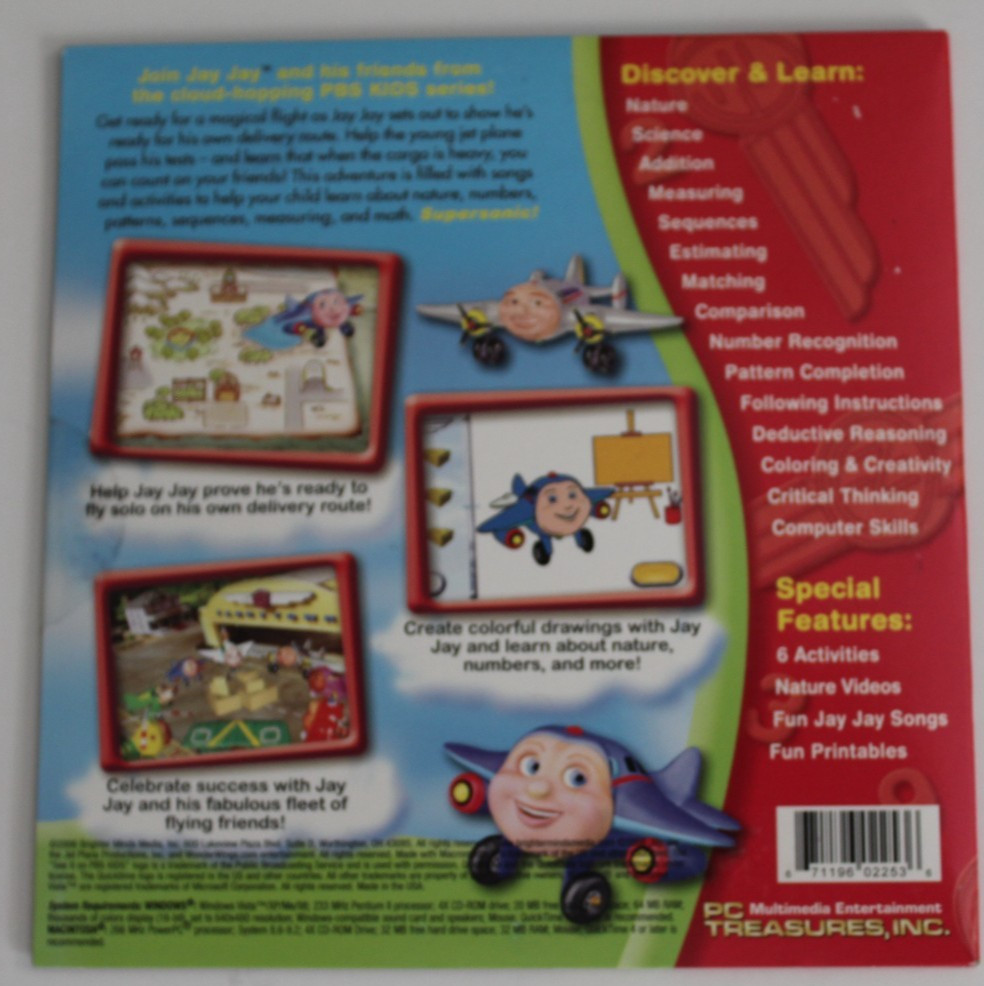 Jay Jay Jet Plane SKY HEROES & EARNS WINGS PC Mac 2xPak