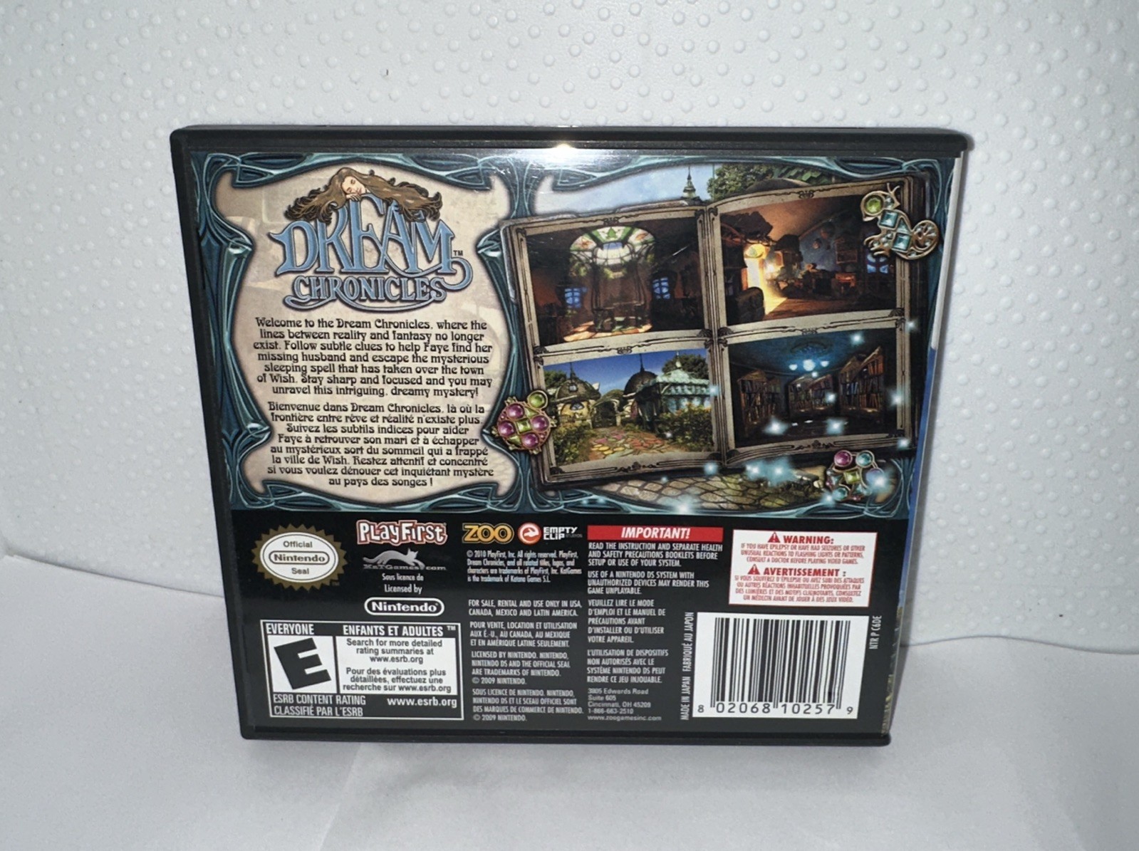 Dream Chronicles – Nintendo DS – Tested – CIB – With Manual