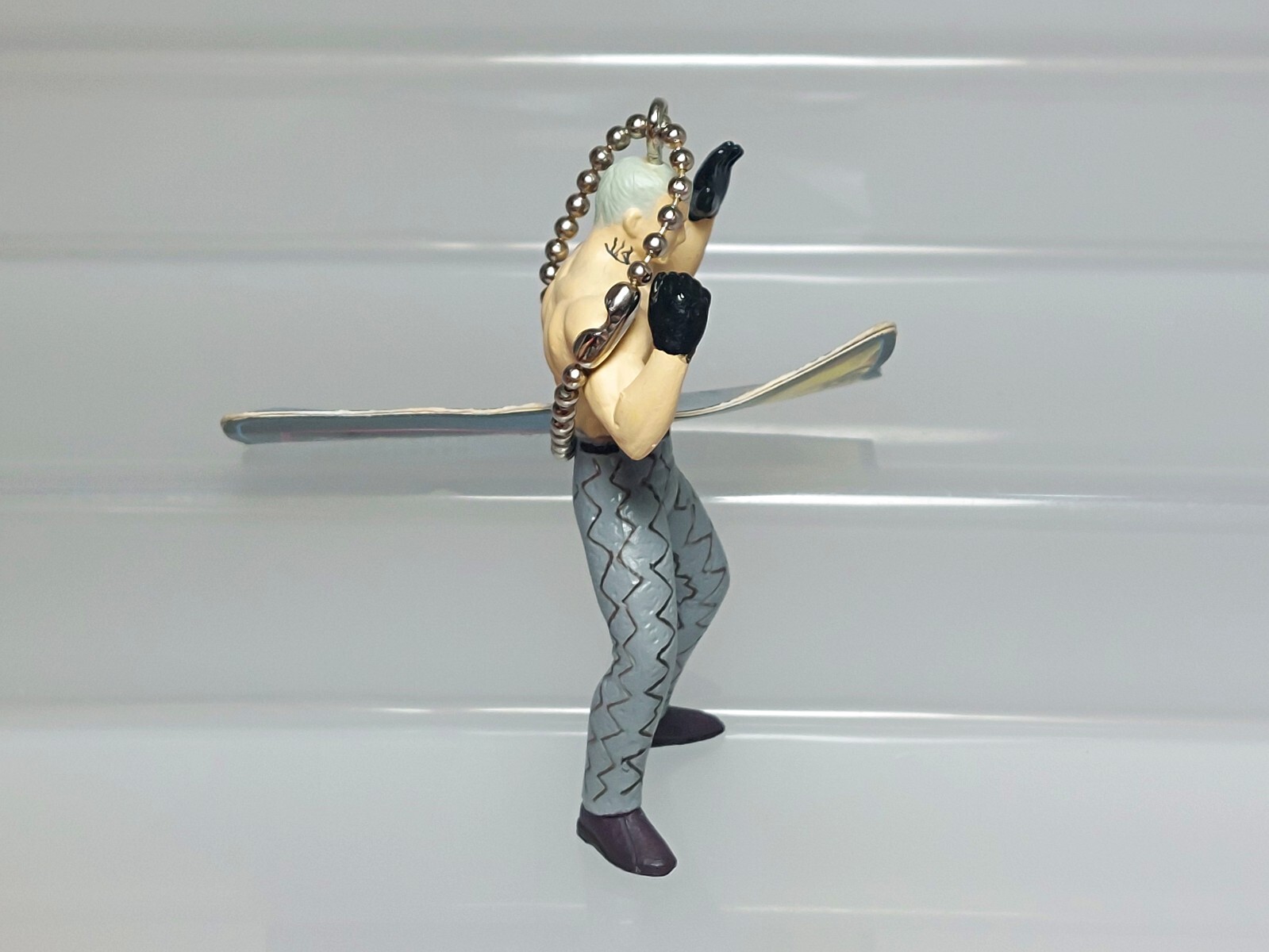 Tekken Geki Kakkoii Keyholder A Bryan Fury Keychain Figure Namco 2.6in