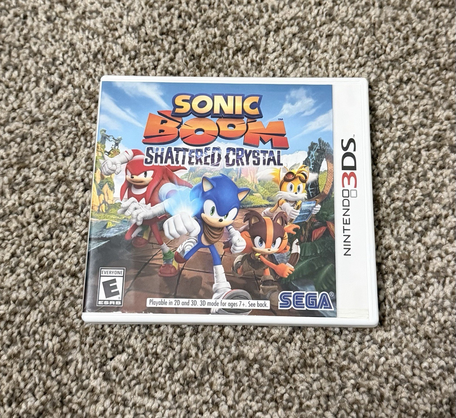 Sonic Boom: Shattered Crystal (Nintendo 3DS, 2014) CIB Complete w/ Manual Tested