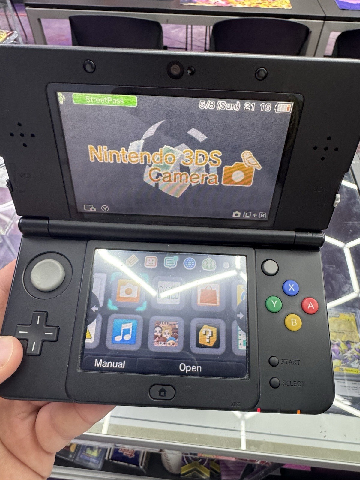 Nintendo 3DS Original Super Mario Edition 4GB Handheld System – Black