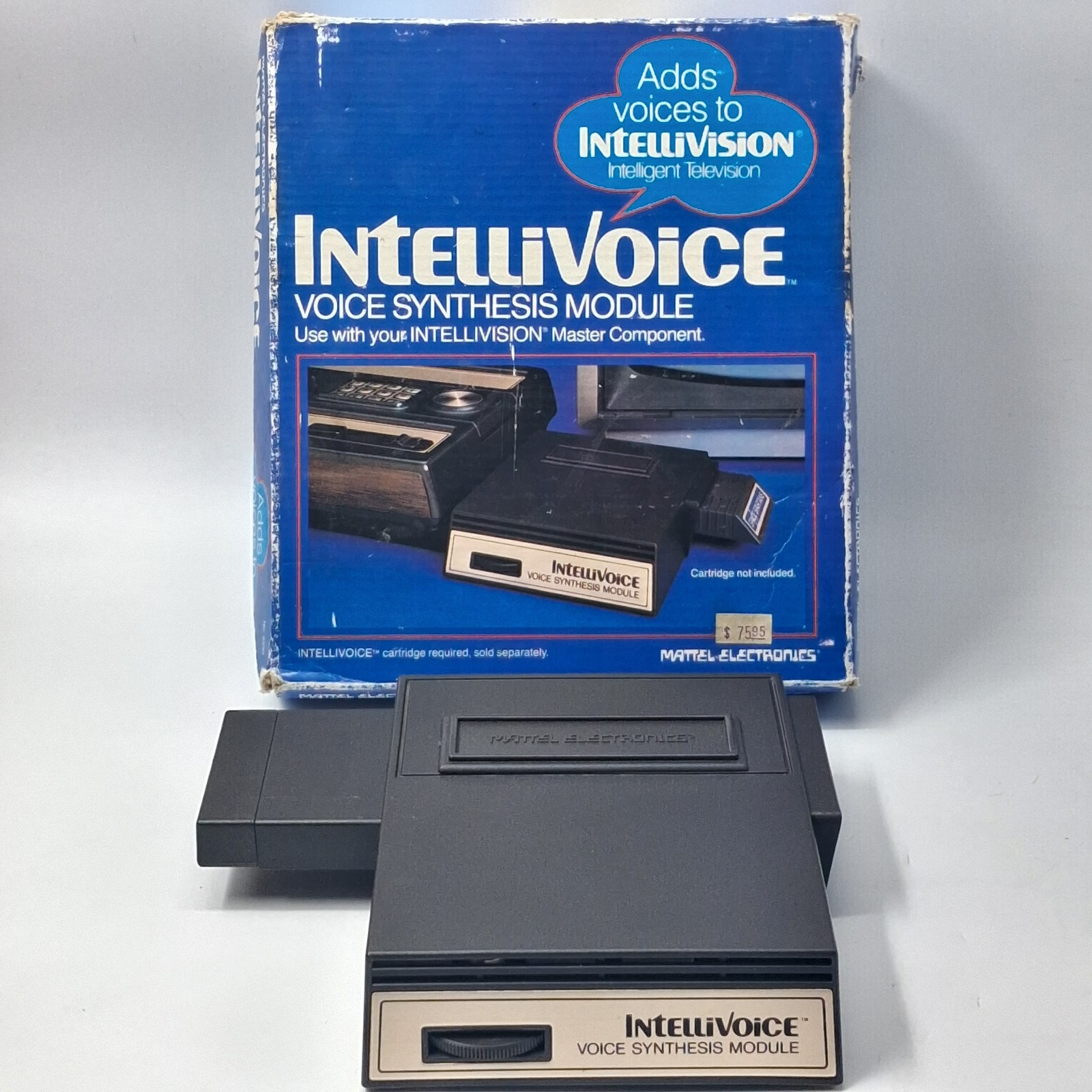 Mattel Intellivision Intellivoice Voice Synthesis Module In Box Untested