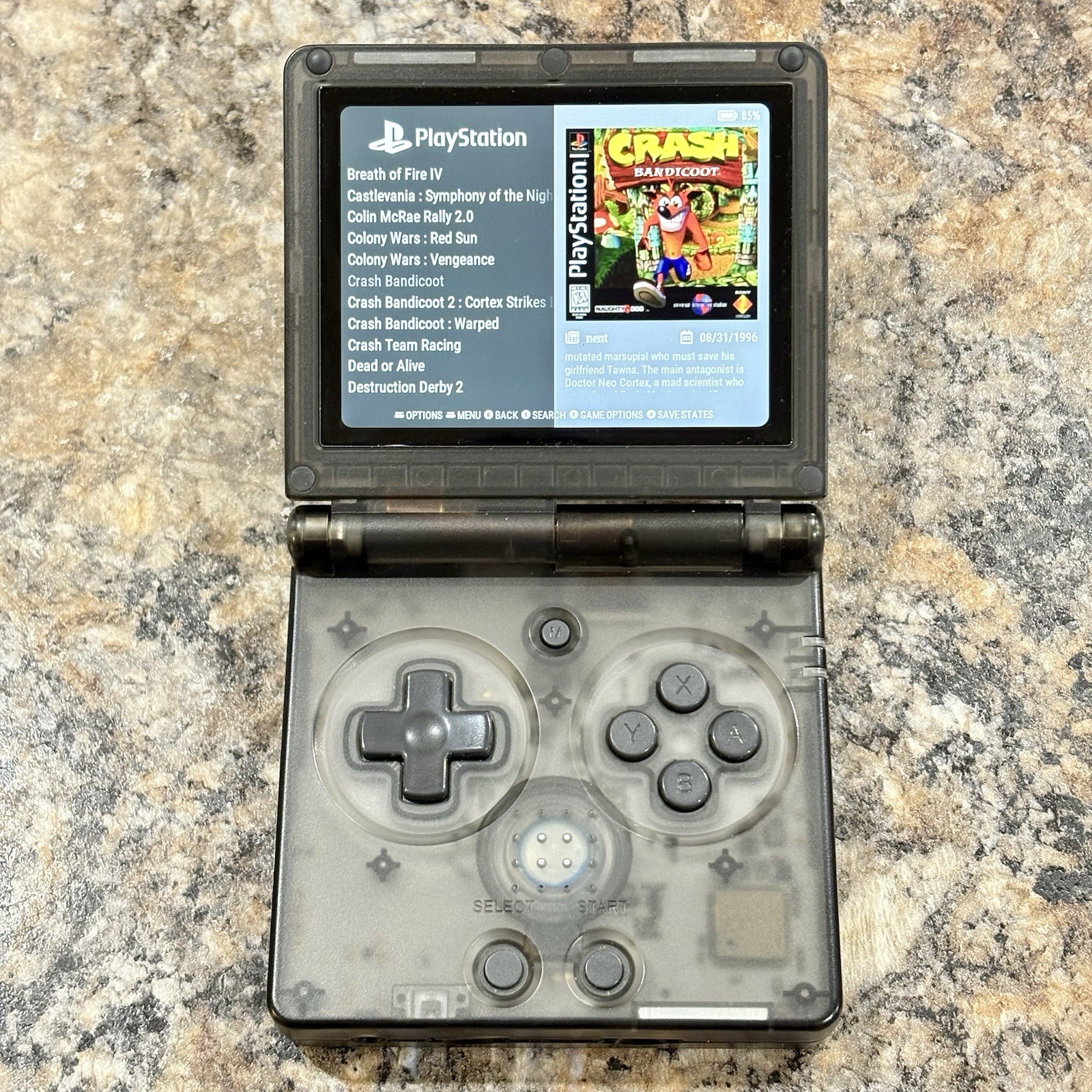 Anbernic RG35XXSP Handheld – New 64GB Card Custom RG35XX SP Loaded Ready To Play