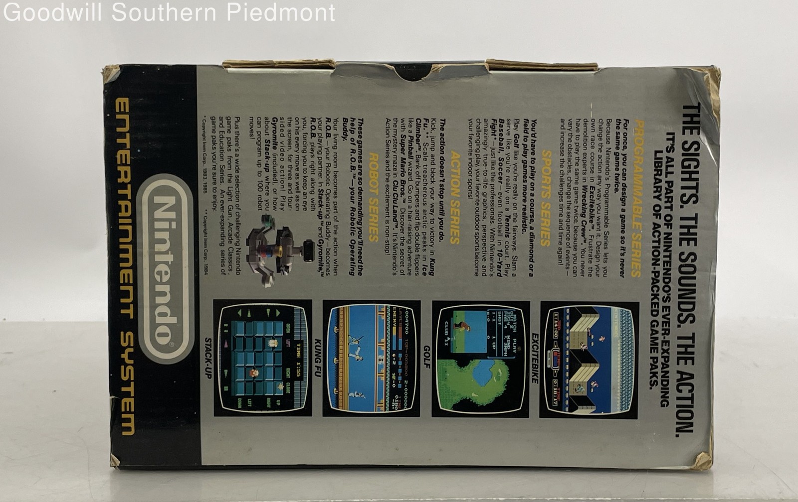 Nintendo NES Deluxe Set with Rob the Robot Complete CIB – Tested