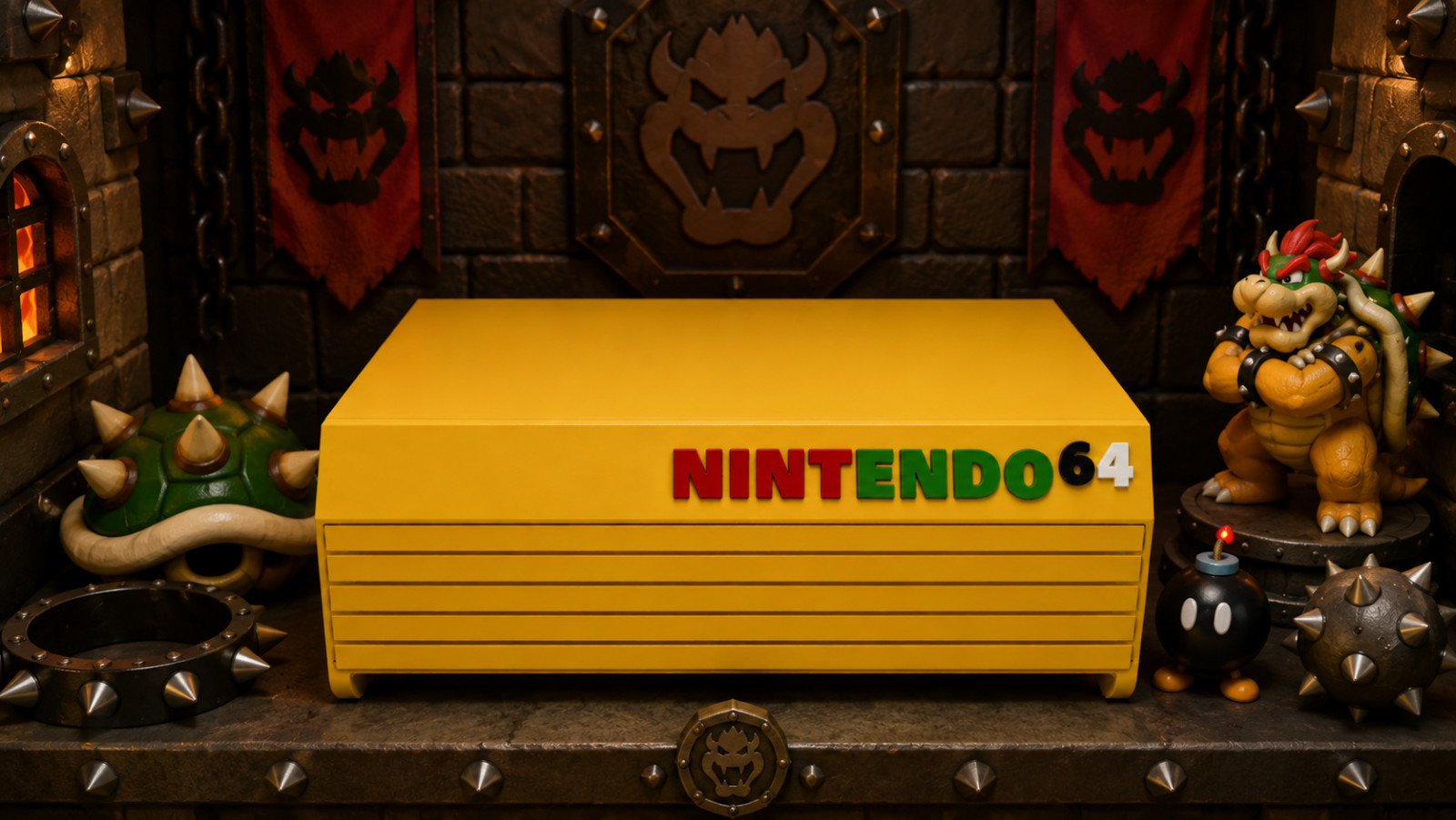 Nintendo 64 Cartridge Storage – Holds 18 N64 Games