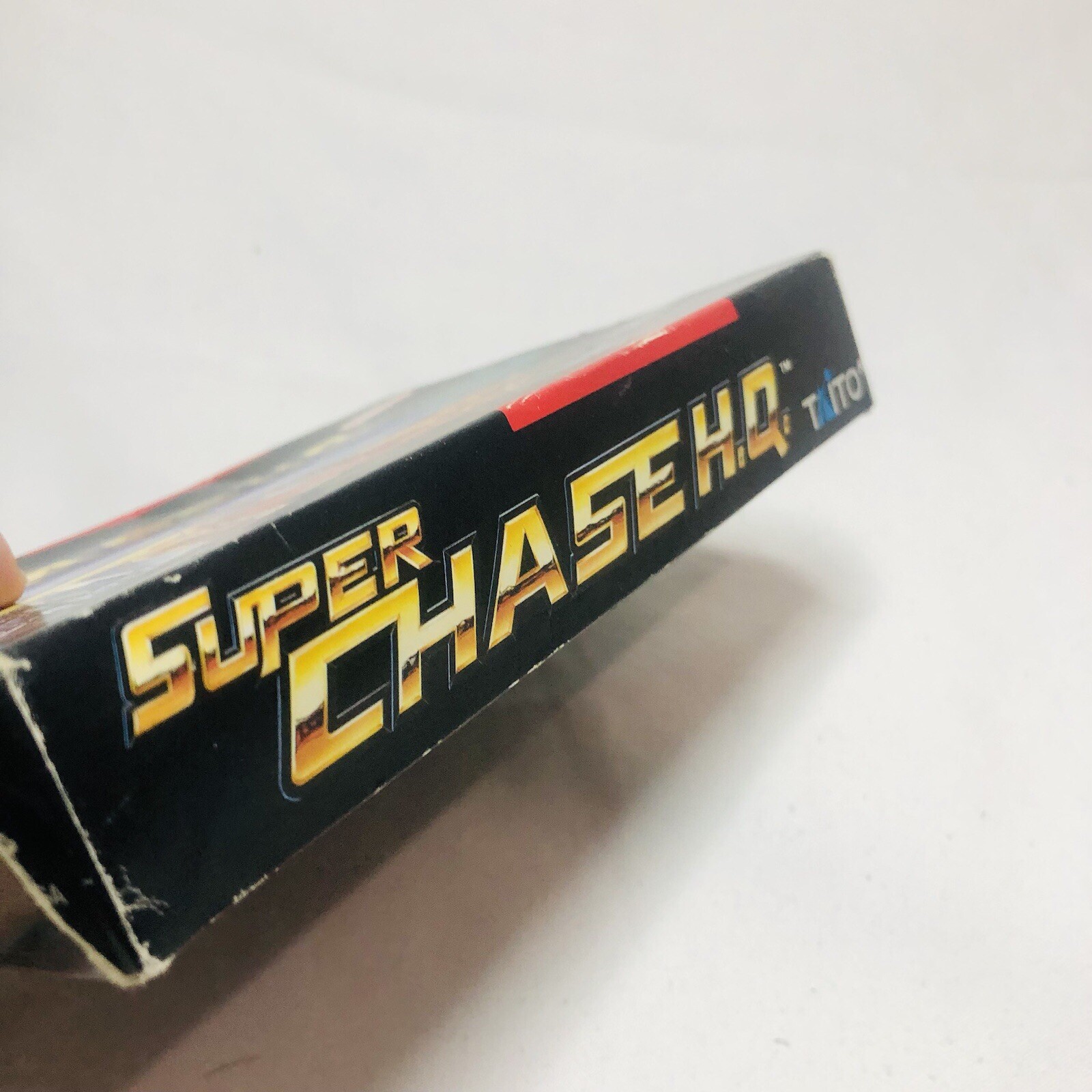 Super Chase HQ H.Q. Nintendo SNES Complete CIB Rare Cart Box + Manuals