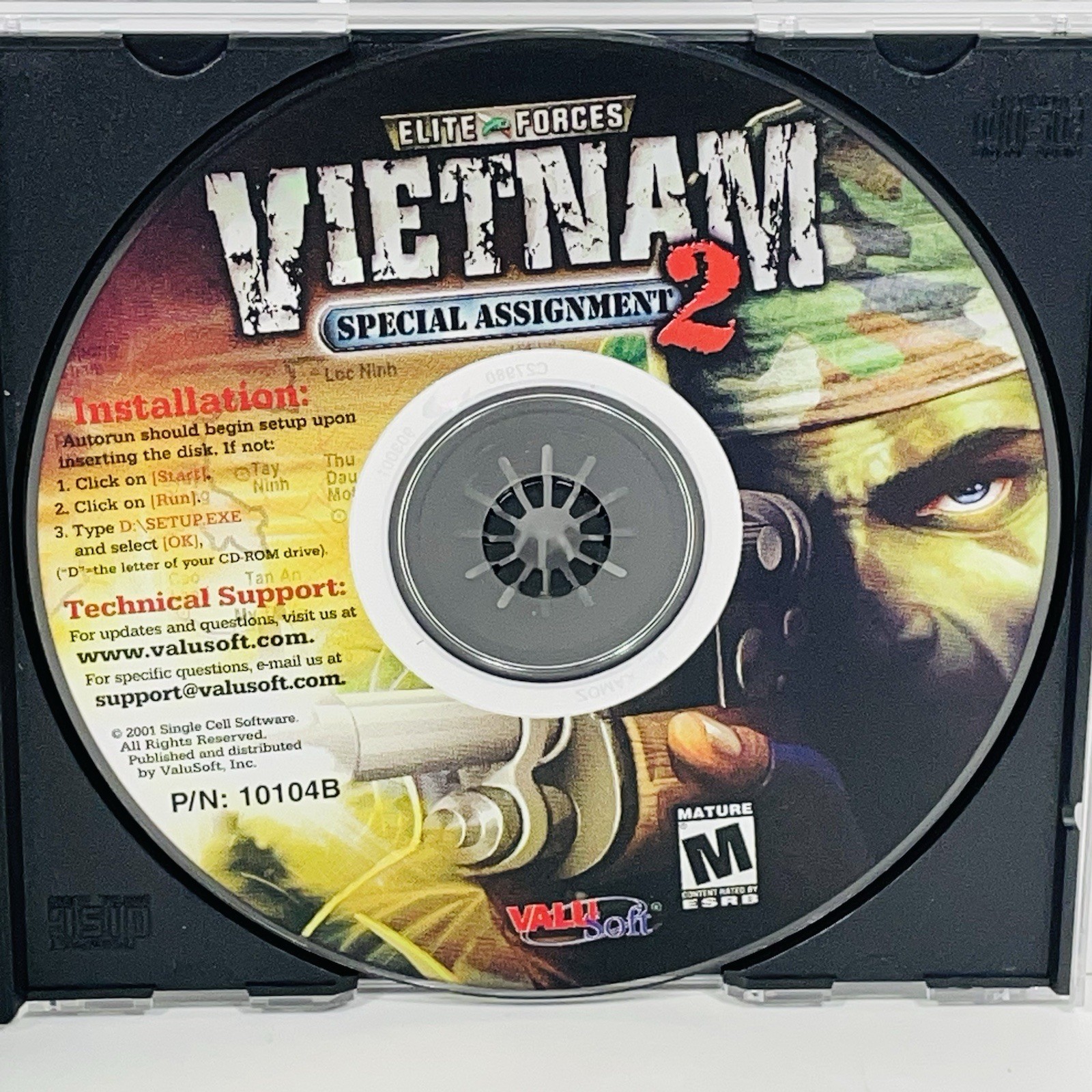 Elite Forces Vietnam Special Assignment 2 PC CD-ROM 2001 Software Game