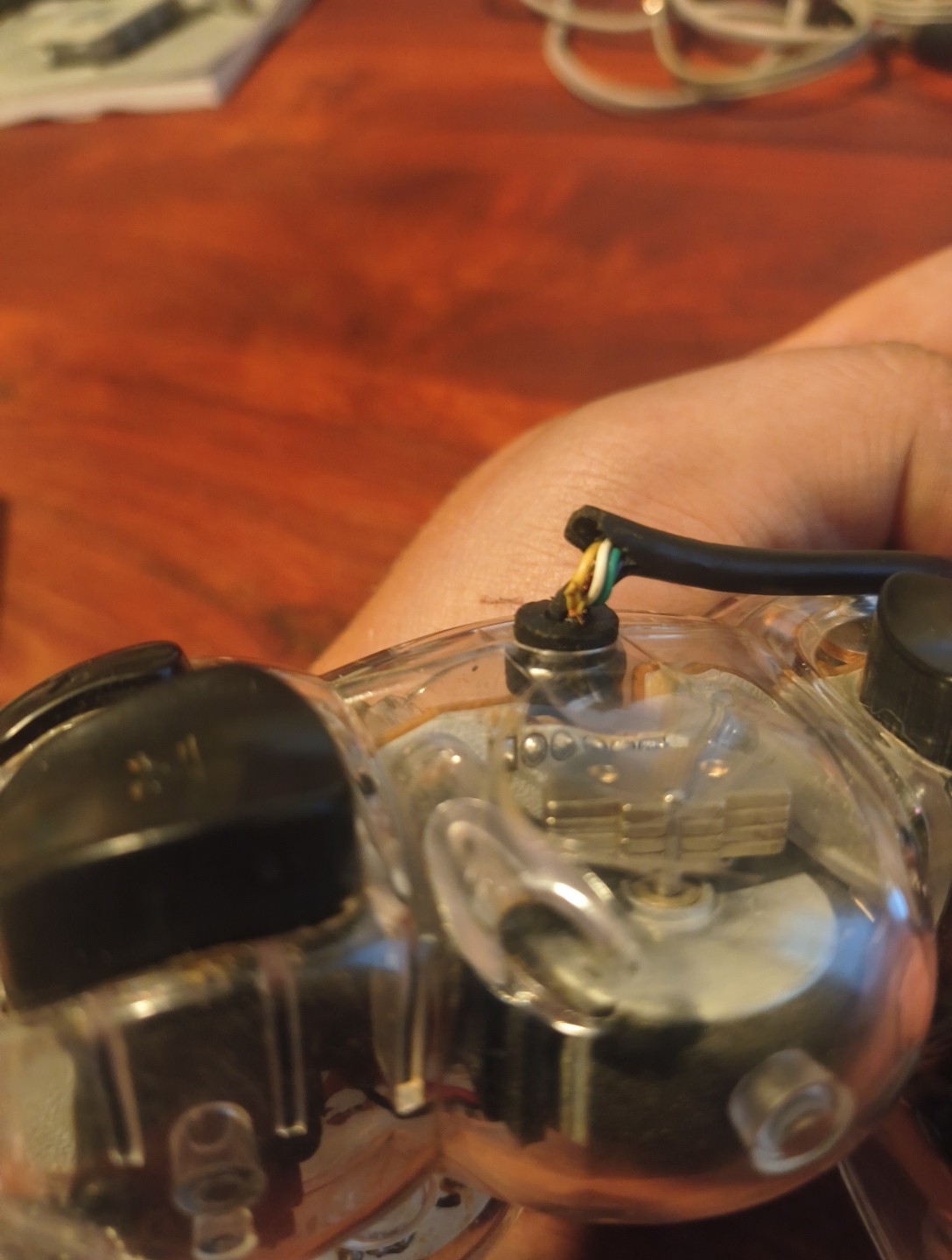 Nintendo Wii/GameCube Controller – Clear “Damaged Repair Or Parts” #4