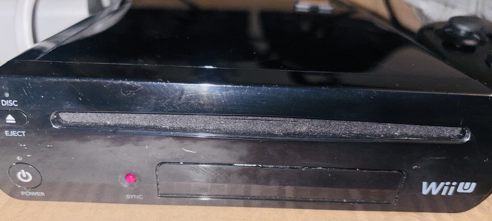 Nintendo Wii U 32GB Console Black w/ GamePad Cords Wi-Fi 1080p NTSC-U HDMI