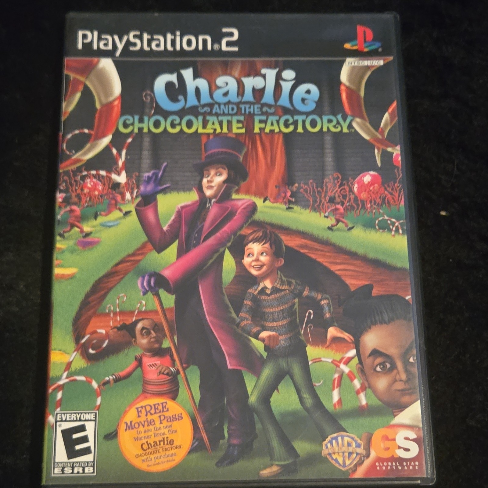 Global Star Software Charlie and the Chocolate Factory PS2 NTSC-U/C E 2005 Manu…