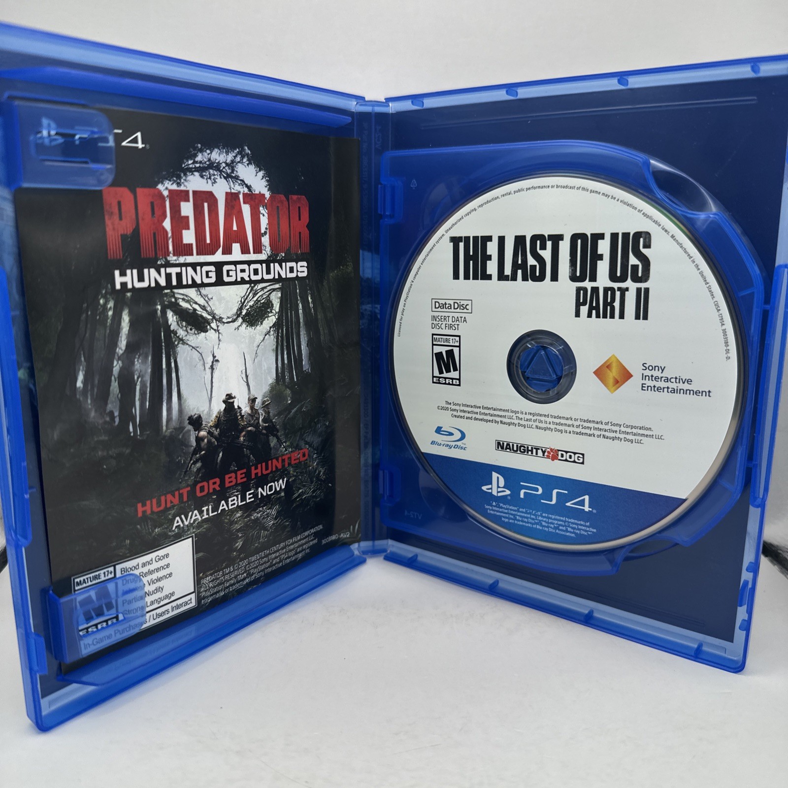 The Last of Us Part II 2 Playstation 4 PS4 Excellent Discs Naughty Dog