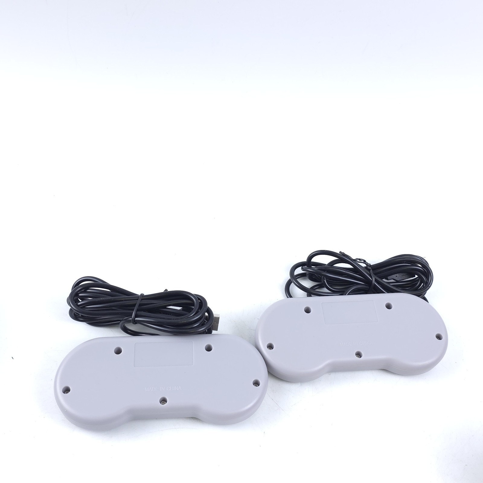 KIWITATA 2X Classic SNES USB Controller for PC Grey/Purple Keys 2Pack