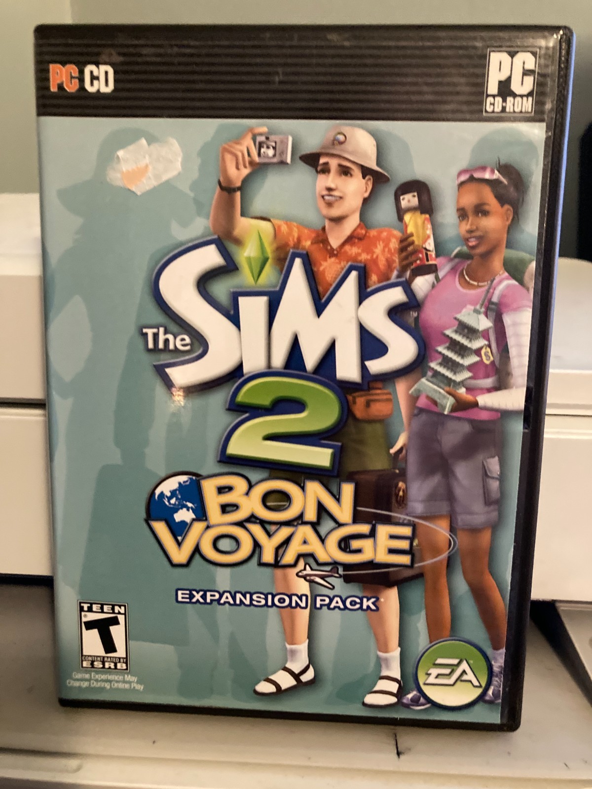 The Sims 2 Bon Voyage Expansion Pack (PC, 2007) Case & 2 Discs – No Manual