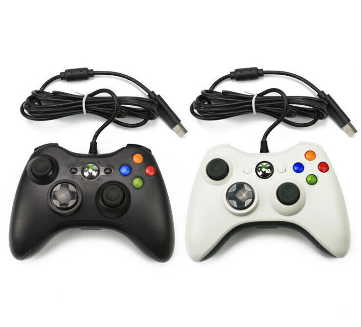 Microsoft Xbox 360 Wired USB2.0 Game Controller PC Windows 11/10/8/7/XP Gamepad!