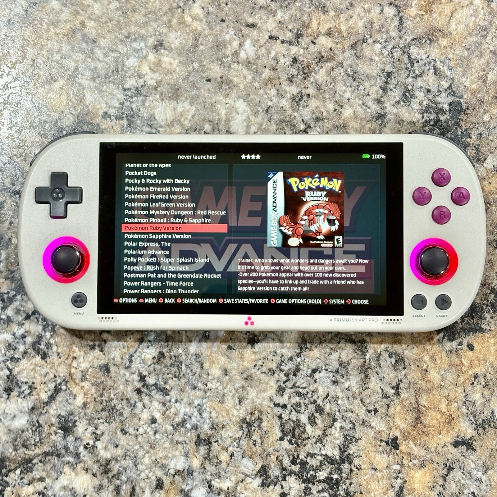 Trimui Smart Pro, Retro Gaming Handheld, New 64GB Card, Loaded Ready To Play