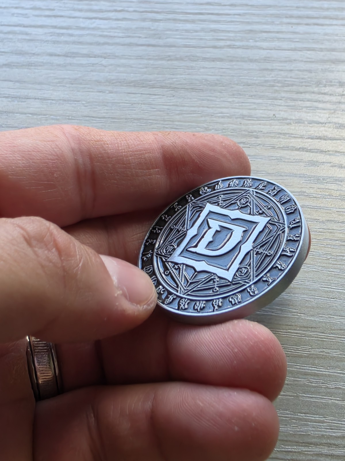 Diablo 4 IV Developer Coin Medal Season Of Loot Reborn #4 D4 Rare Blizzard PC