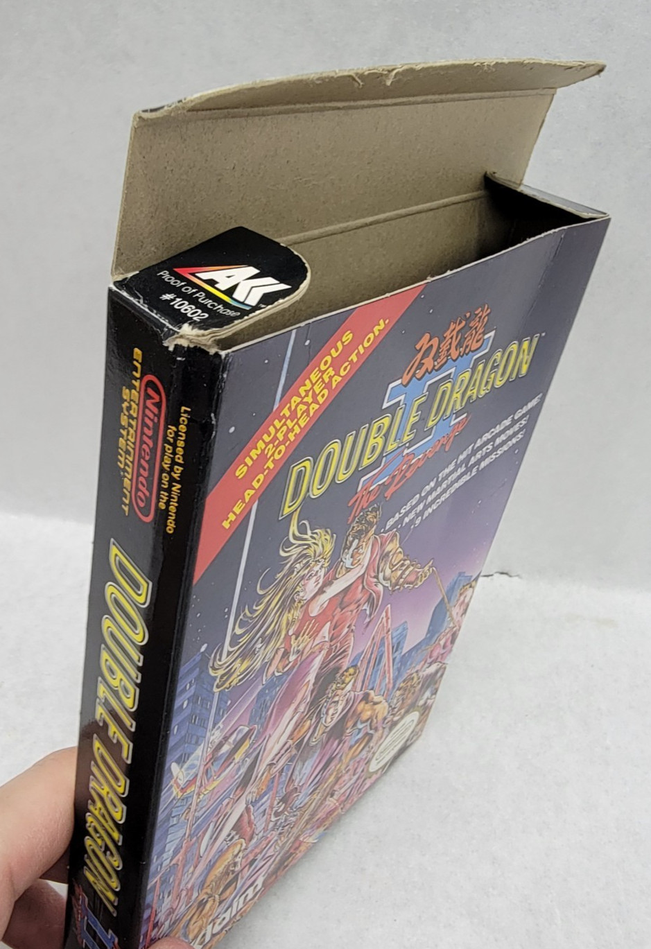 DOUBLE DRAGON II The Revenge – Nintendo NES – Game, Box, Sleeve, Poster & Foam