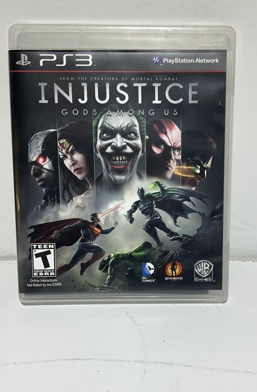 Injustice: Gods Among Us Collector’s Edition PS3 2013 Batman Wonder Woman Statue