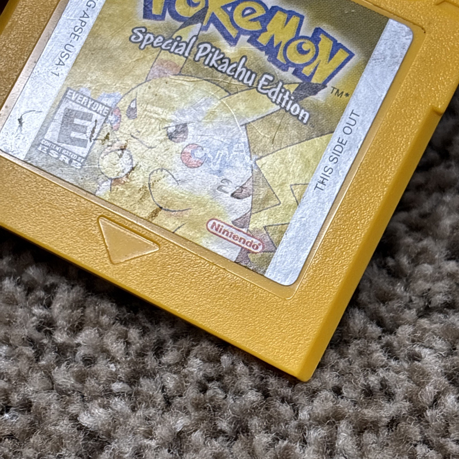 Pokemon Blue Red Yellow Gameboy Game Boy Authentic NEW BATTERY