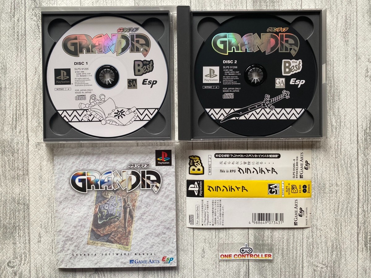 SONY PS 1 2 Grandia 1 2 3 & Extreme & Romancing Saga & Valkyrie Profile 2 set
