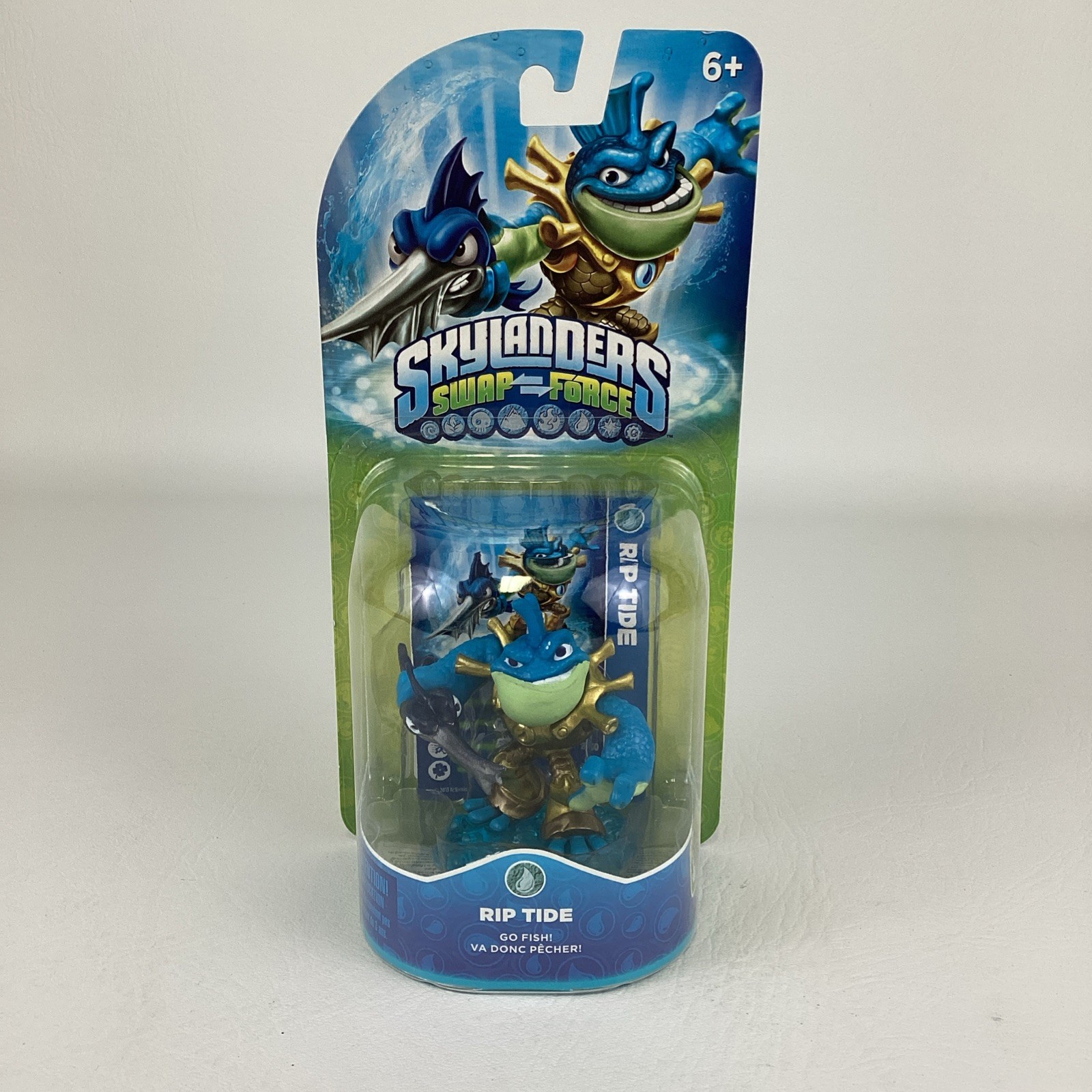 Skylanders Swap Force Rip Tide Video Game Character Figure Card Stickers 2013