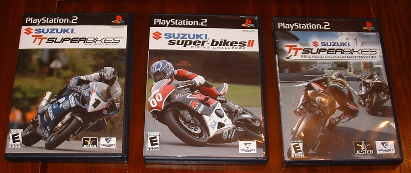 Suzuki TT Superbikes 1 + 2 + 3 (Sony PlayStation 2 PS2,) CIB NM/M!