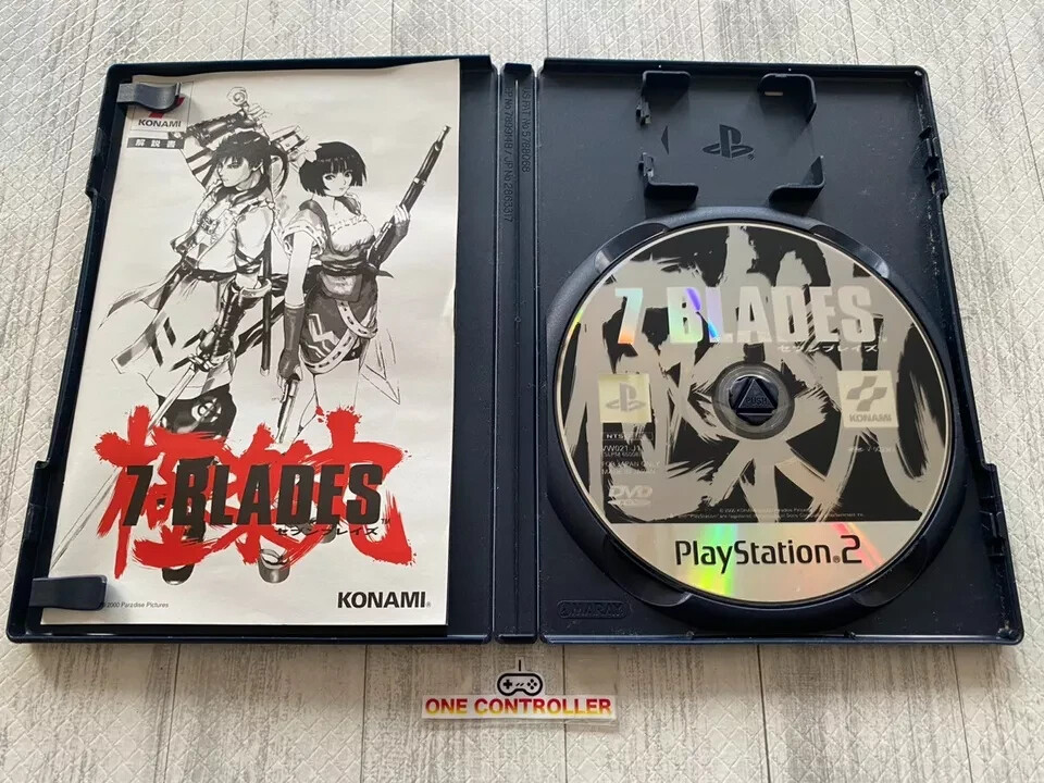 SONY PS2 7 Blades & Cool Girl & Oz & X Fire & QuakeⅢ & Maken Shao from Japan