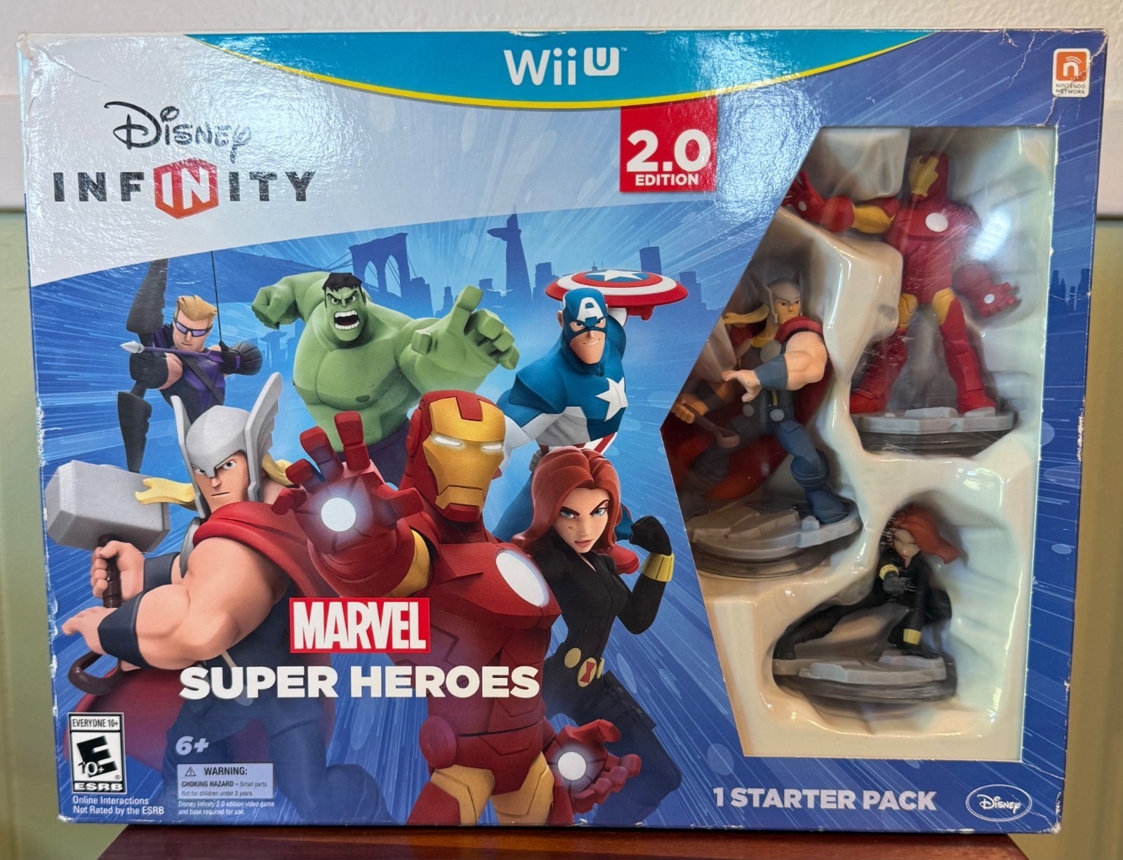 Disney Infinity 2.0 Marvel Super Heroes Starter Pack For Wii U Includes Figures