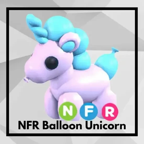 Neon Fly Ride Balloon Unicorn ADM!