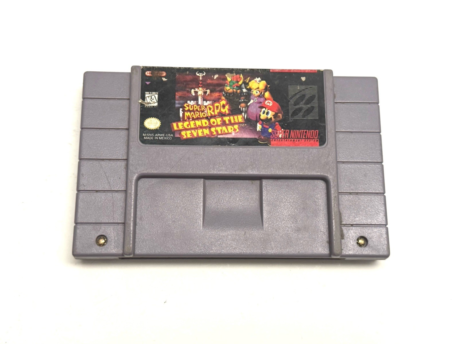 Super Mario RPG: Legend of the Seven Stars (Nintendo SNES) – RARE Made in Mexico