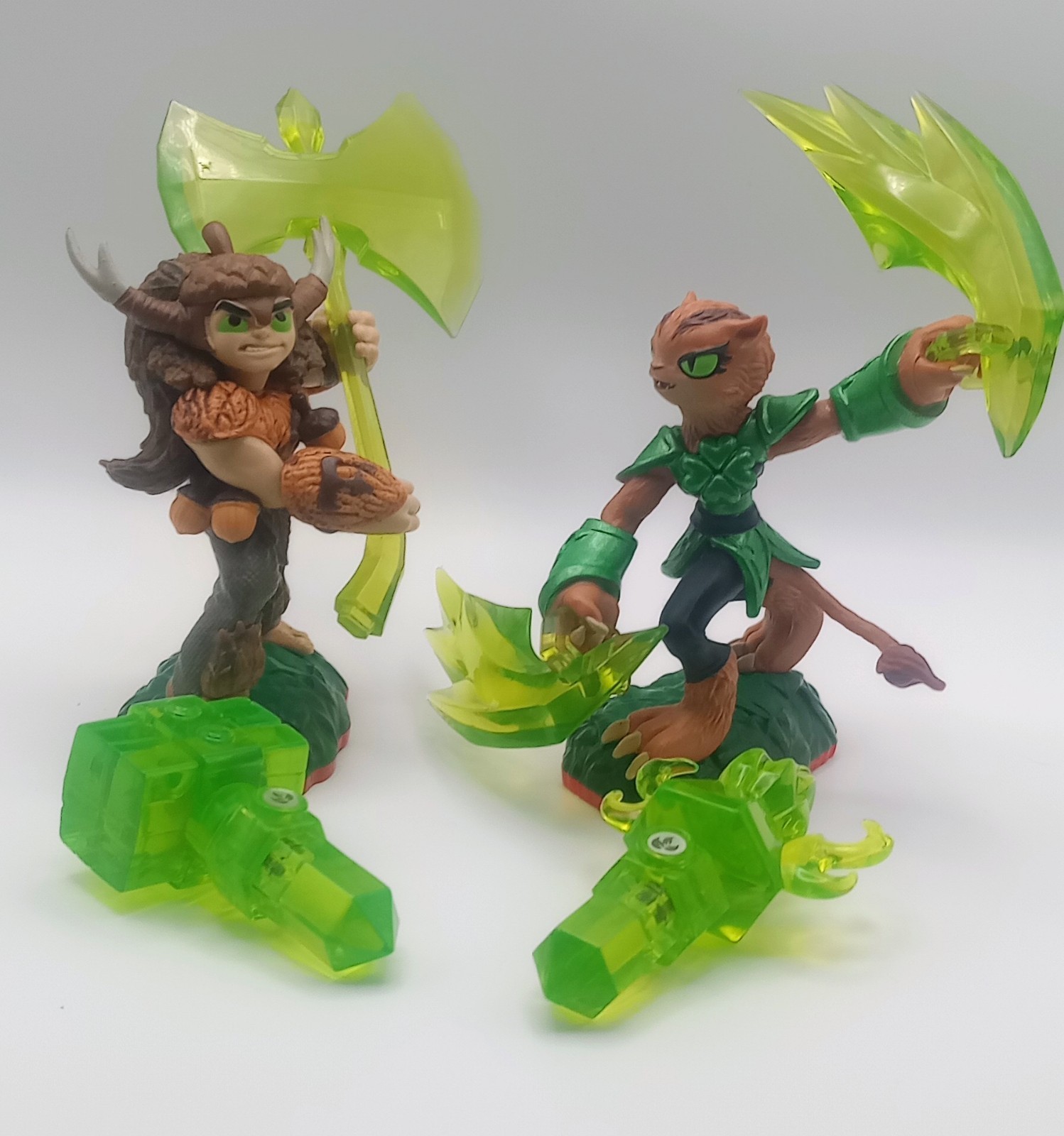 Skylanders Trap Team Tuff Luck+Bushwhack+2 Life Traps Weed Whacker+ Emerald…