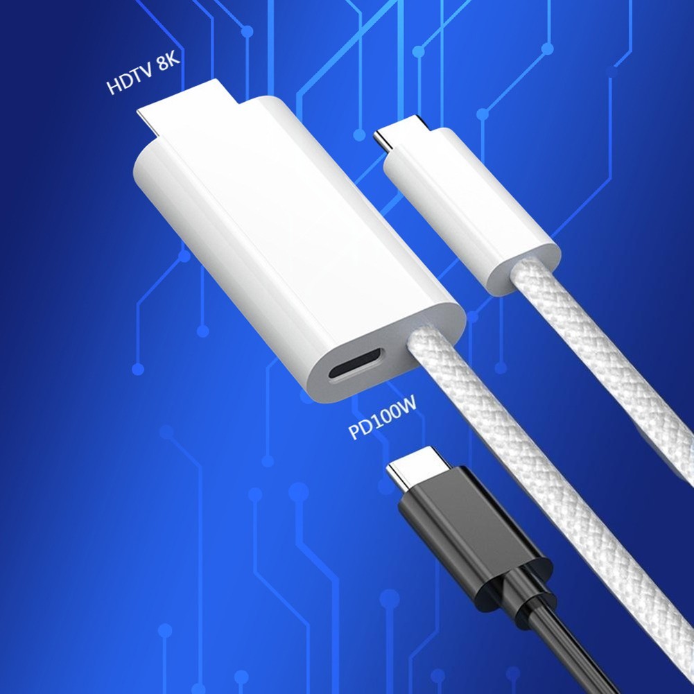 8K 60Hz Type C to Adapter Cable for Switch and Portable Electronic Devices